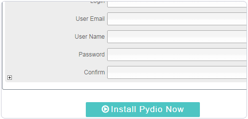 Pydio点击开始安装